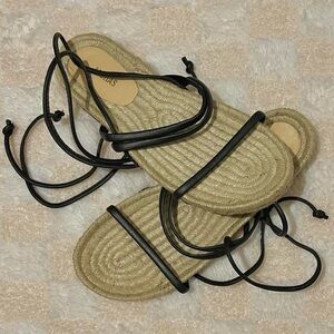 ALOHAS Rayna Leather Wrap Sandals Size 9.5